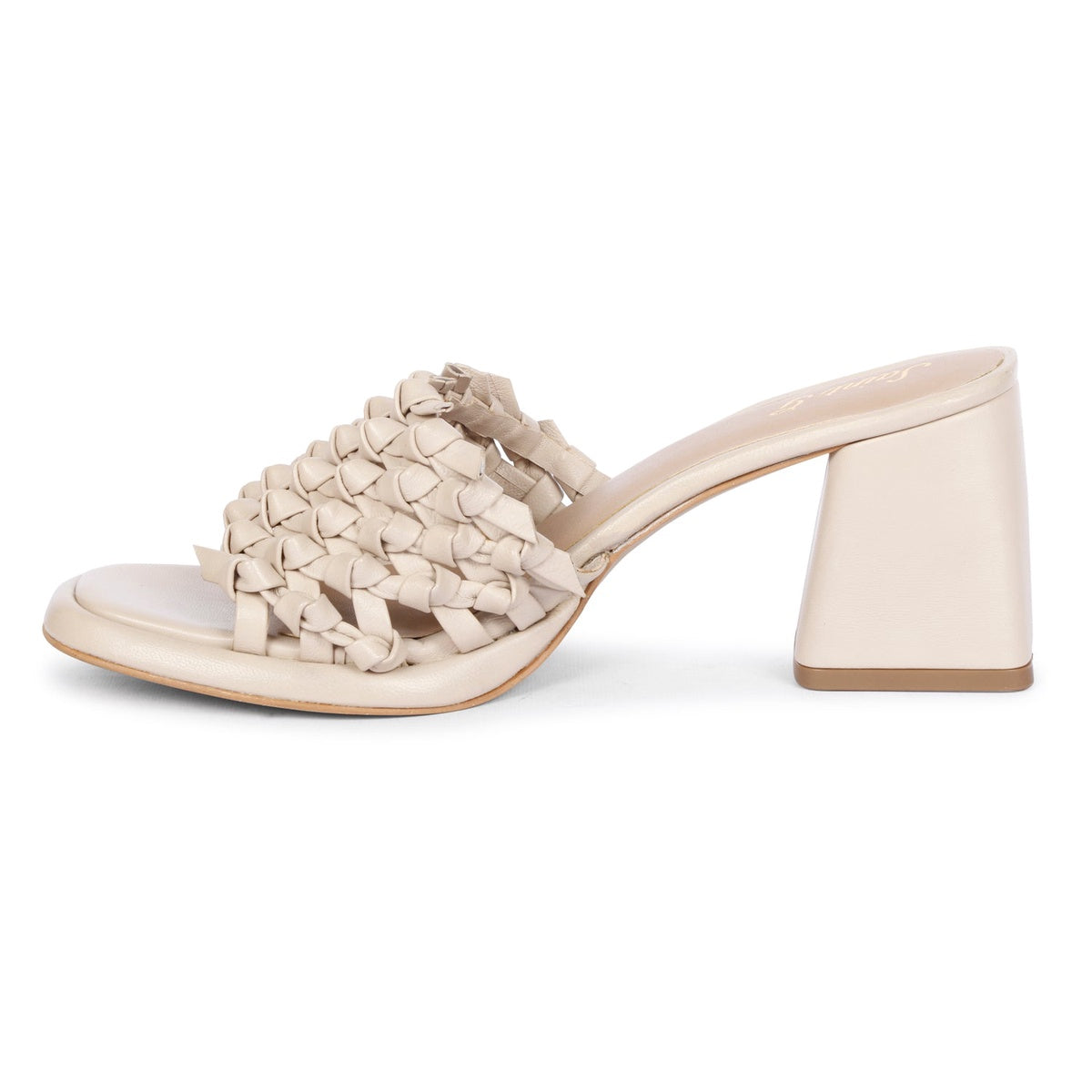  Saint G Saint G Nicia - Block Heel - Beige - Bonton