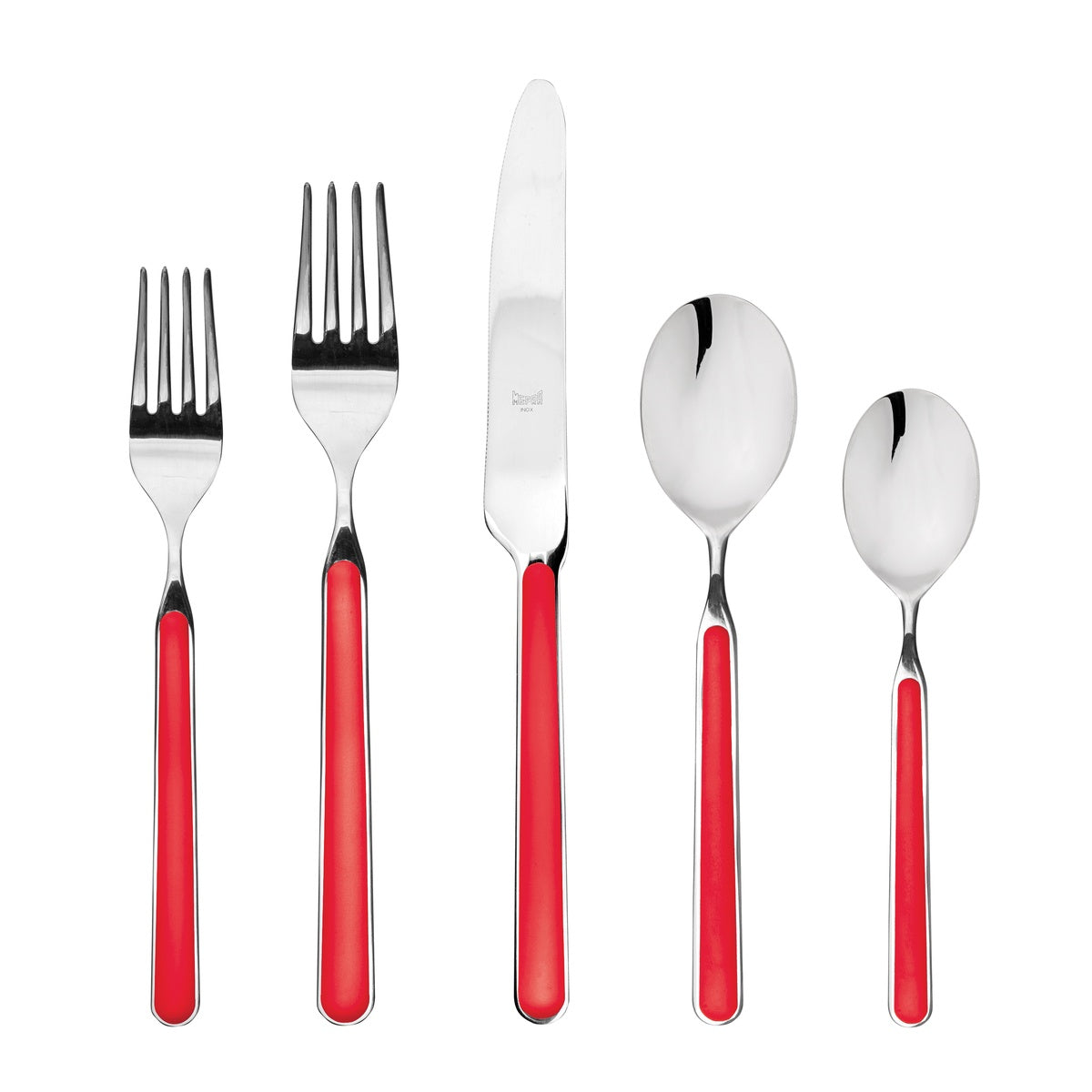  Mepra Fantasia Flatware Set - Red - Bonton