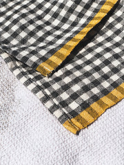 Two-Tone Gingham Towels, Set of 2