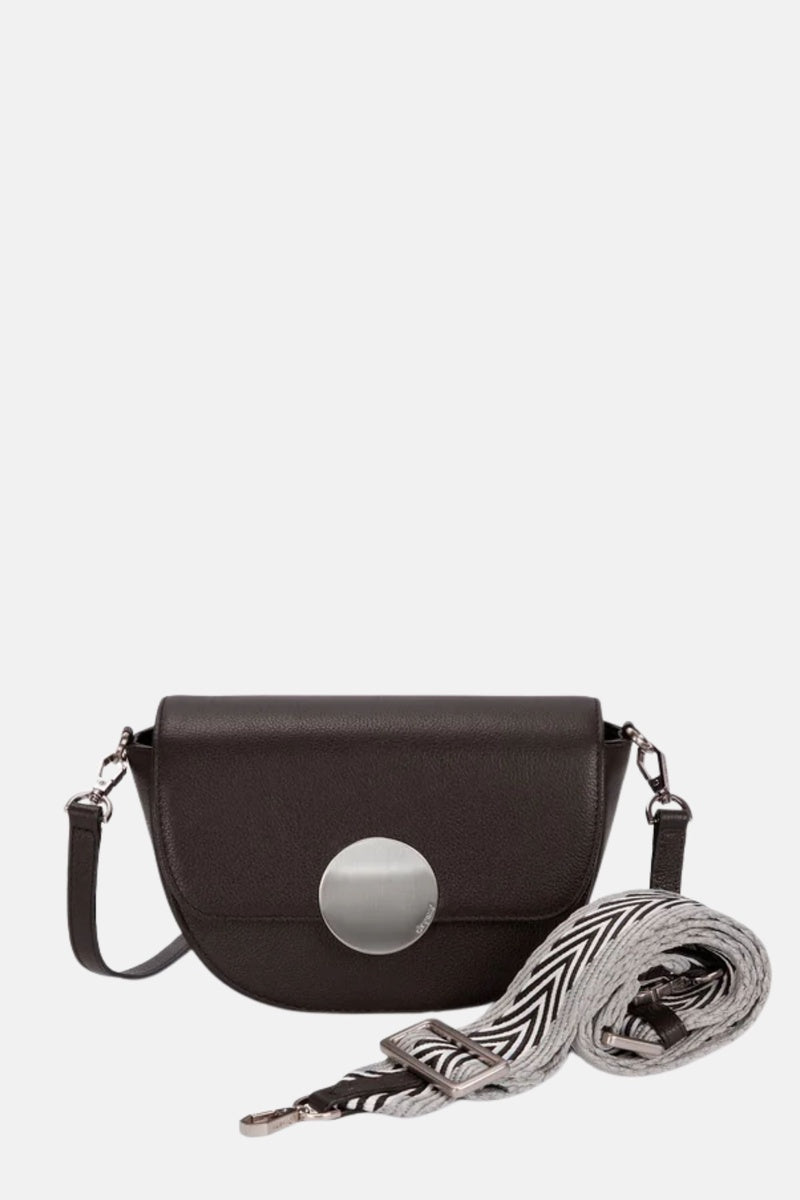  Oryany Oryany - Lottie Saddle Crossbody Small Handbags - Dark Chocolate / One Size - Default Title - Bonton