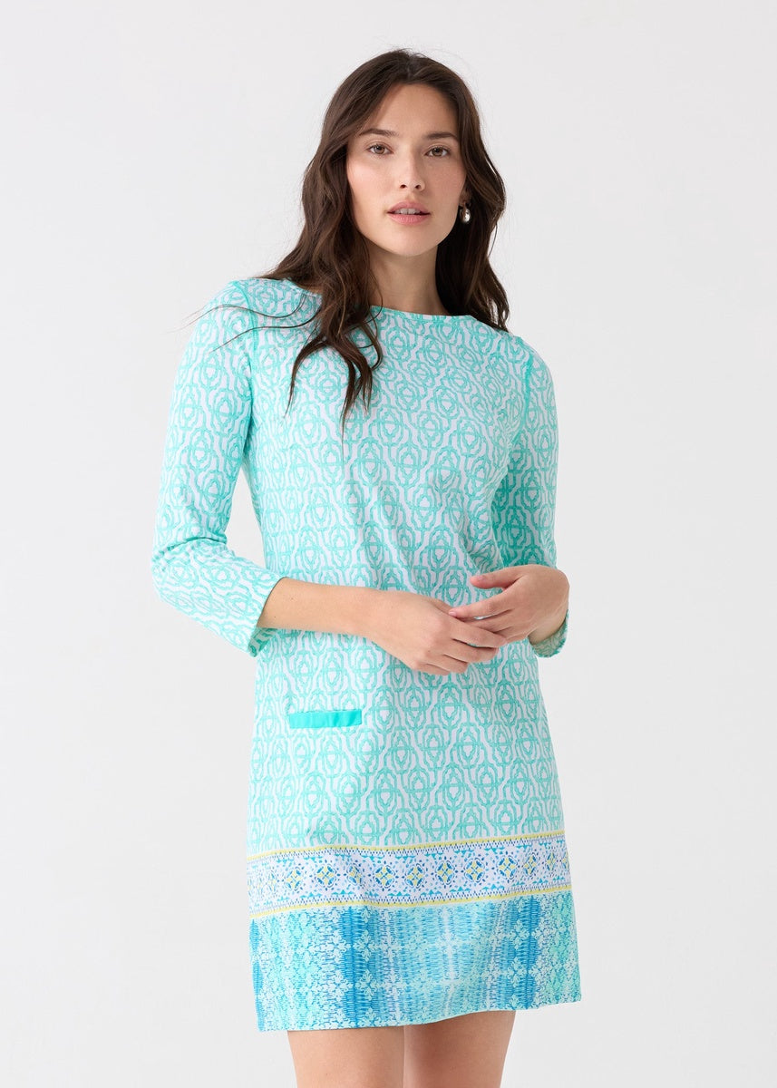  Cabana Life Coastal Cottage Cabana Shift Dress - XS - Bonton