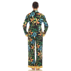 Women's Two Piece Wildflower Print Pajama Set