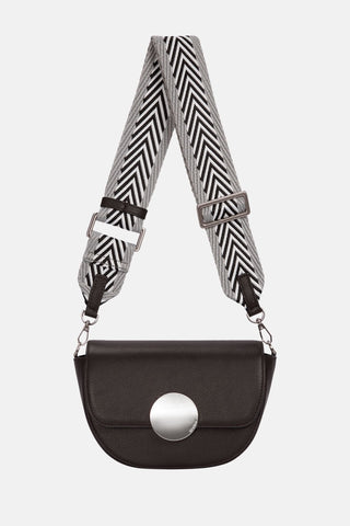 Oryany - Lottie Saddle Crossbody Small Handbags - Dark Chocolate / One Size
