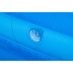 10' Blue and White Inflatable Rectangular Swimming Pool