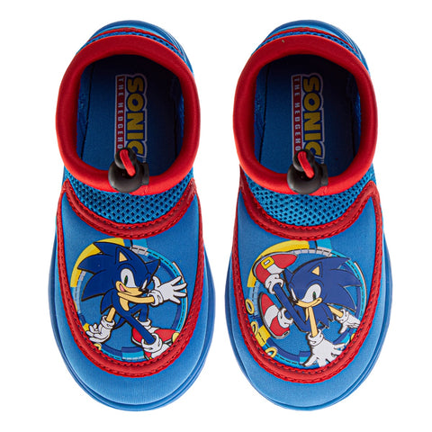 Josmo Sonic Water Shoes for Boys - Pool Aqua Socks Slip on Quick Dry (5-10 Toddlerss)