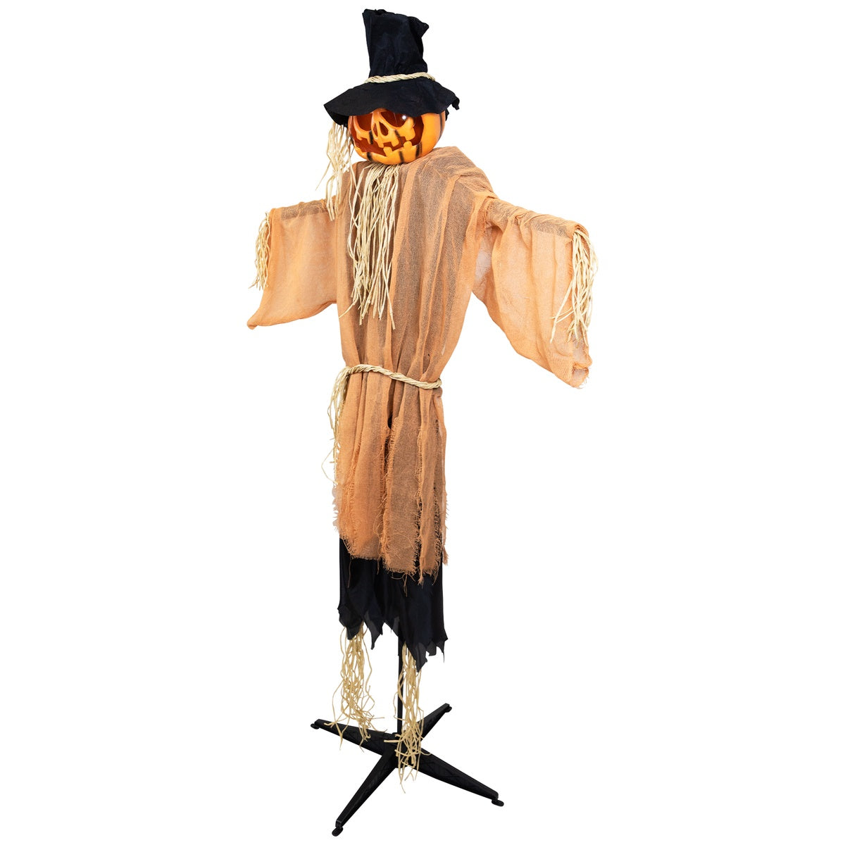  Northlight Animated Jack-O'-Lantern Scarecrow Halloween Decoration - 6' - Default Title - Bonton