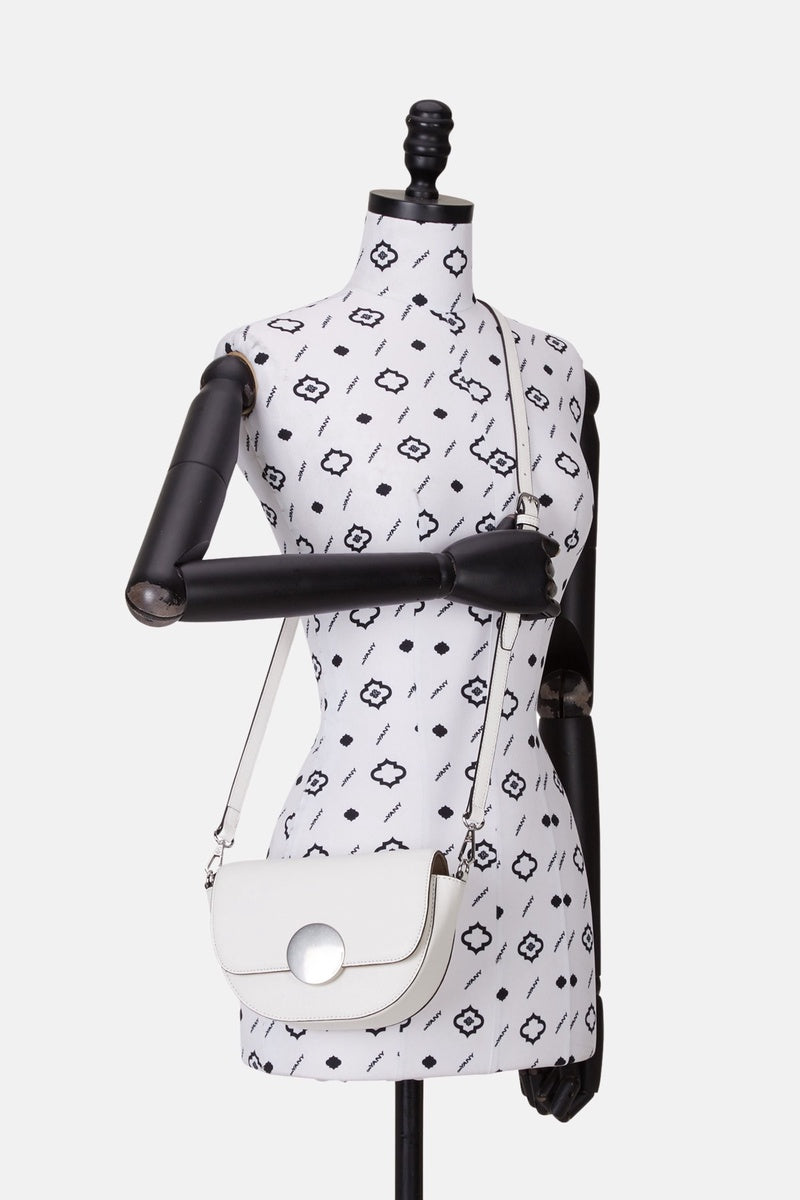  Oryany Oryany - Lottie Saddle Crossbody Small Handbags - Cloud / One Size - Default Title - Bonton