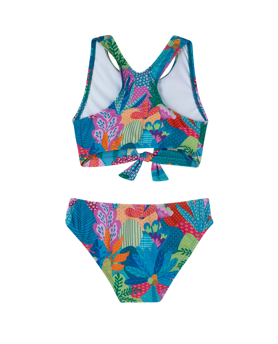  Gottex Kids Ocean Blooms Racerback Swim Set - Ocean-Multi - Bonton
