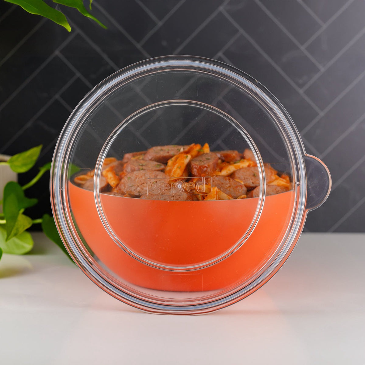  Served Served Vacuum-Insulated Large Serving Bowl (3Q) - Tangerine - Default Title - Bonton