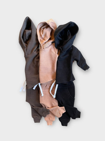 Onyx Waffle Knit Joggers