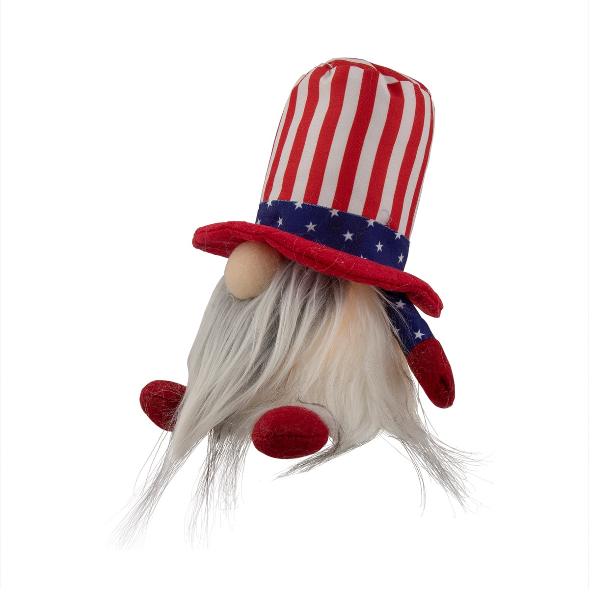  Northlight Lighted Americana Boy Patriotic Gnome - 6.75