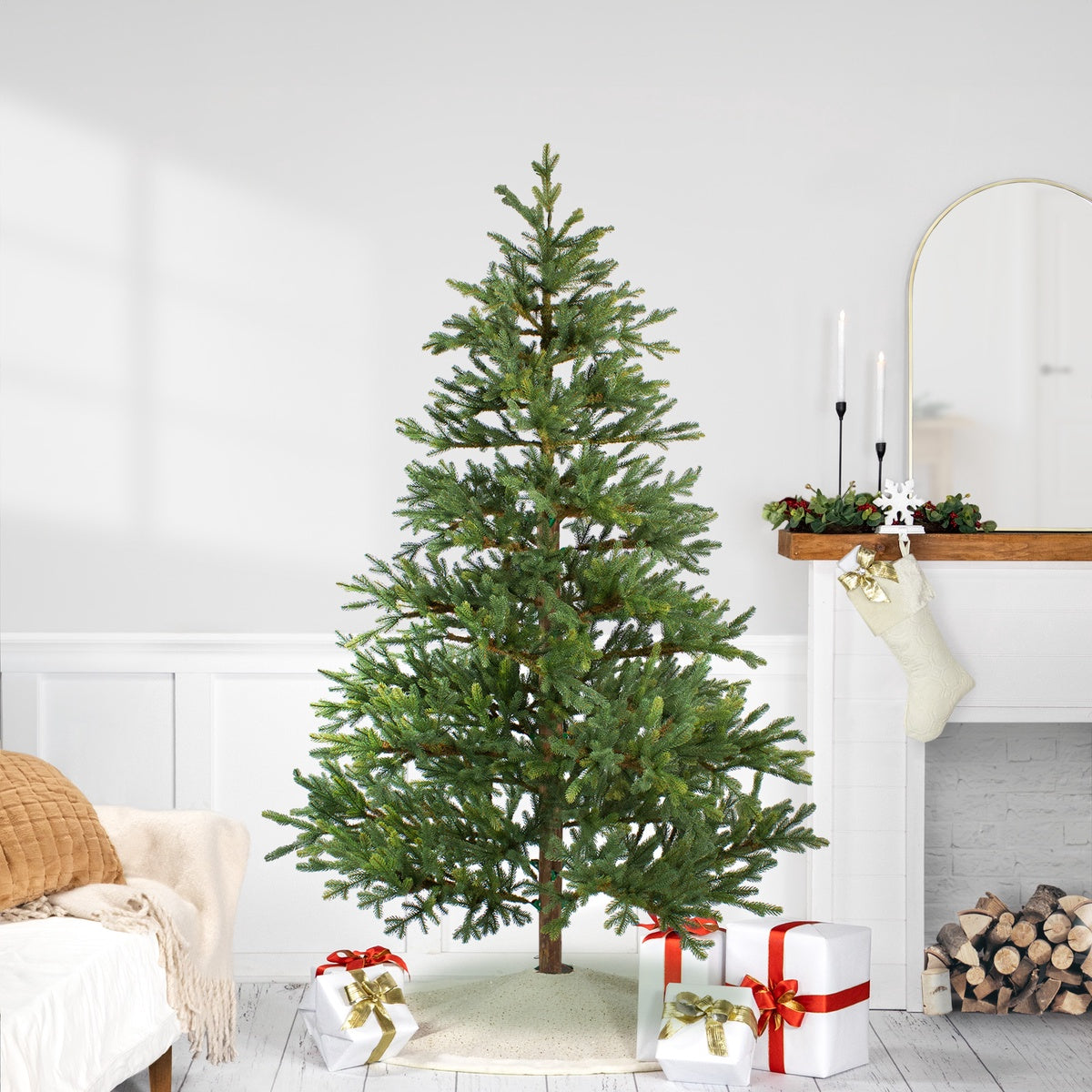  Northlight Real Touch™? Full Northern Pine Artificial Christmas Tree - 6.5' - Unlit - Default Title - Bonton