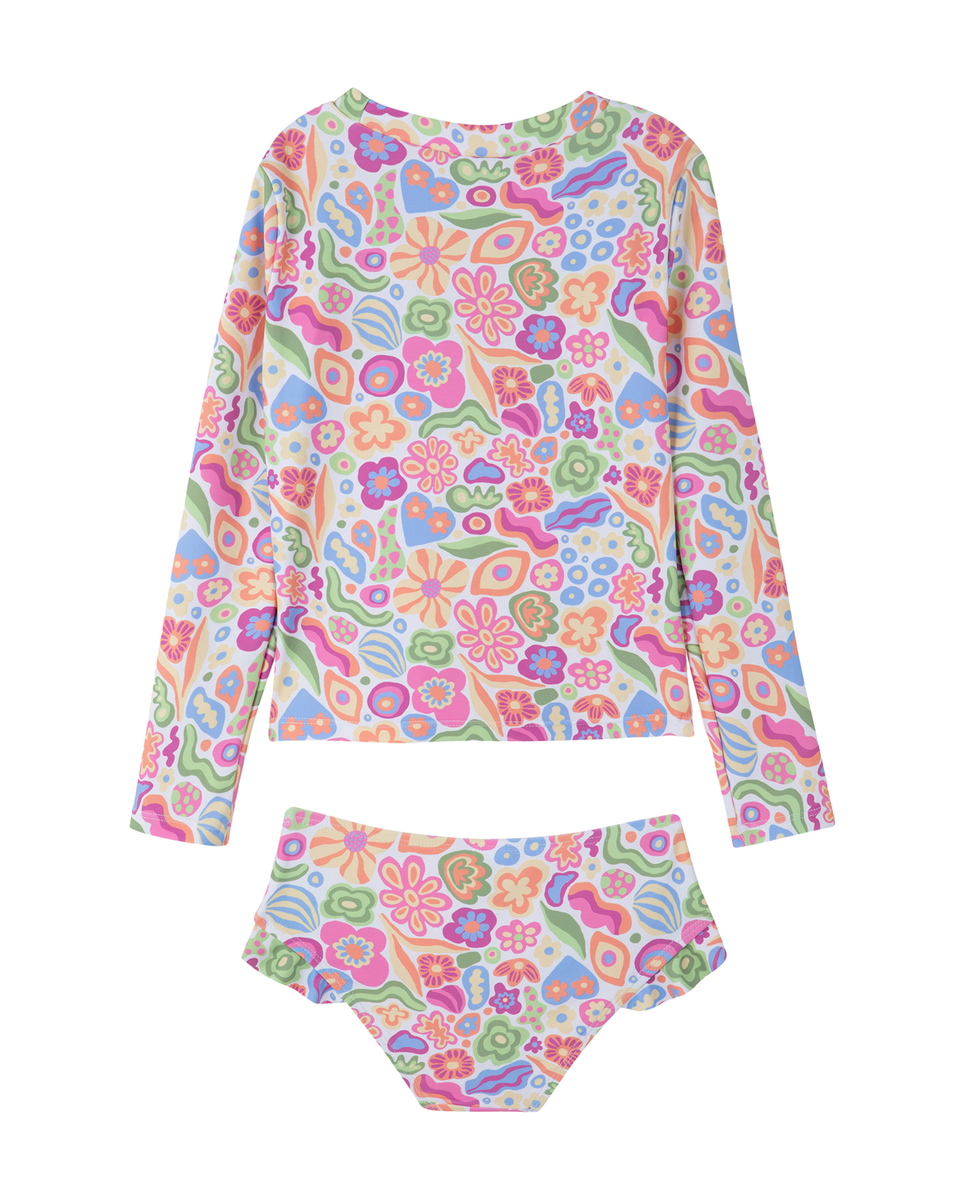  Gottex Kids Under the Sea Long Sleeve Rash Guard Set - Sea-Multi - Bonton