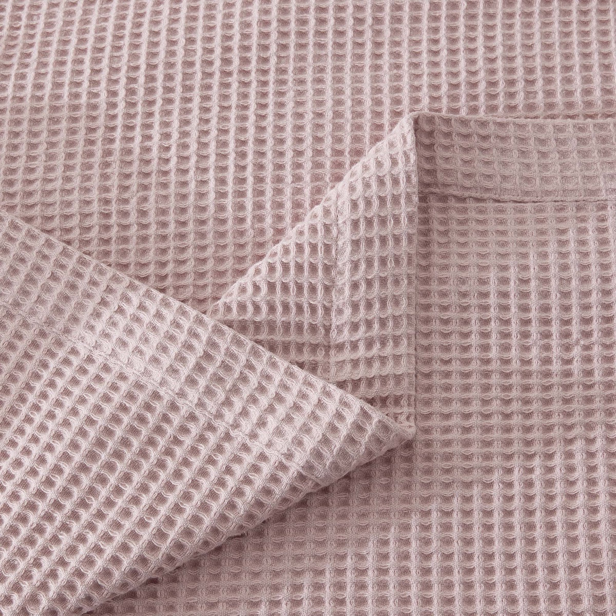  Patina Vie Maison Patina Vie Maison 100% Cotton All-Season Waffle Weave Knit Throw Blanket - Full / Queen - Bonton