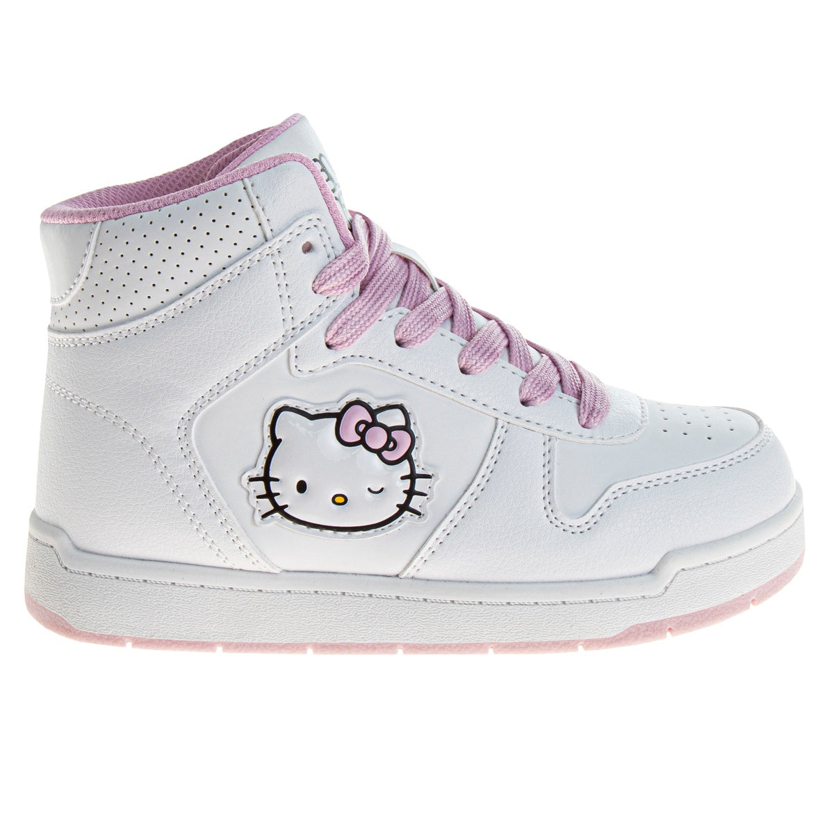  Josmo Sanrio Hello Kitty High-Top Toddler Girls Sneakers - Sneaker Ankle Hightops Lightweight Athletic Breathable Casual Shoes - 4 - Bonton