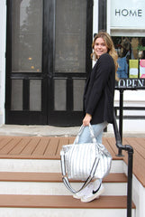 The Rebecca Tote Silver