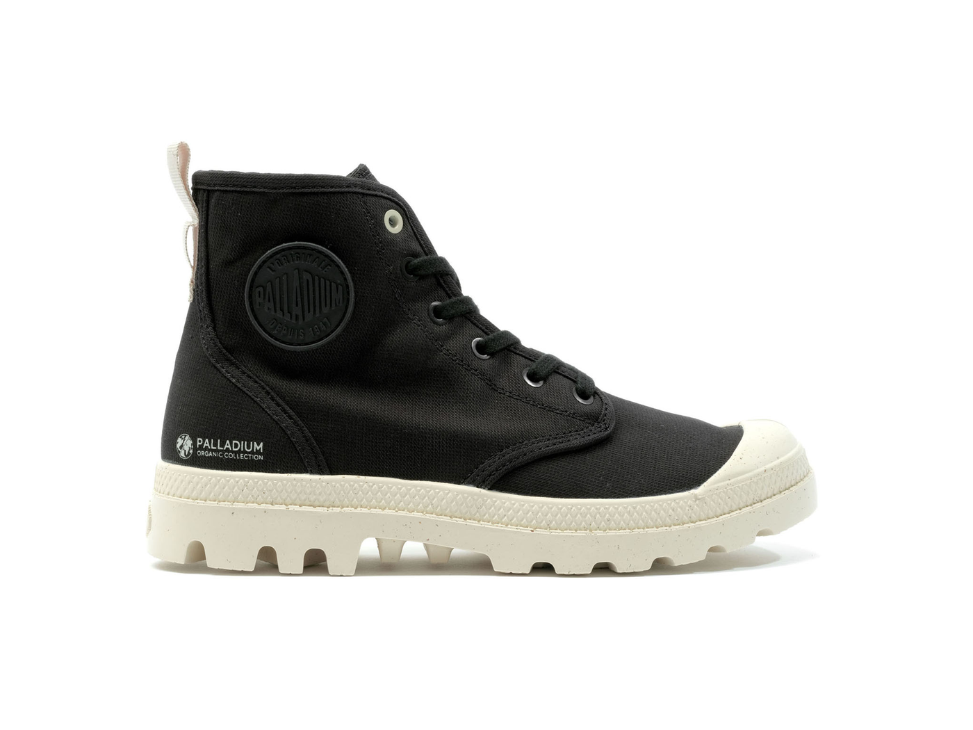  Palladium PAMPA HI ZIP ORGANIC - Womens 5 / Big Kids 3.5 - Bonton