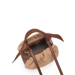 Selena Eco Fur Bucket - Medium Crossbody