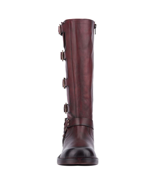 Vintage Foundry Co. Women's Constance Tall Boots Burgundy