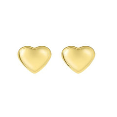 Heart Shaped Stud Earrings