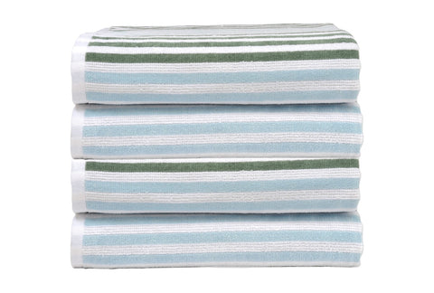 Dan River 2-4 Pack Cabana Stripe Beach Towel Set