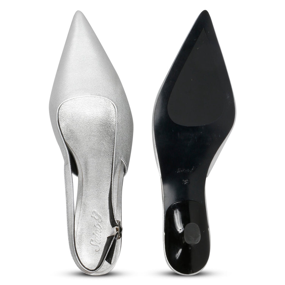  Saint G Saint G - Cynara - Kitten Heels - Silver - Bonton