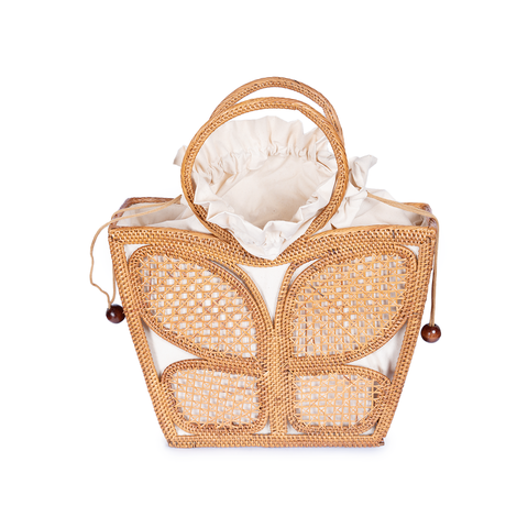 Mariposa - Medium Satchel - Natural/Ivory / One Size