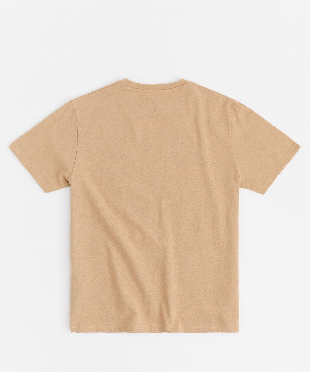  Reason Clothing All We Trust Is Us Embroidered Short Sleeve Tee - Khaki - KHAKI - Bonton