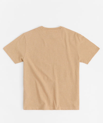 All We Trust Is Us Embroidered Short Sleeve Tee - Khaki