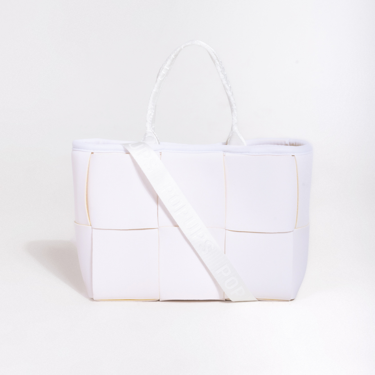  Pop Ups Brand Mini Icon Tote White Yellow - Default Title - Bonton