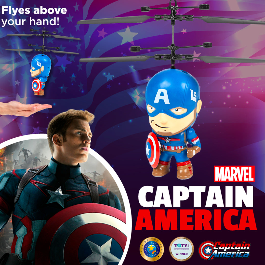  HobbyTron Captain America Big Head UFO - Default Title - Bonton