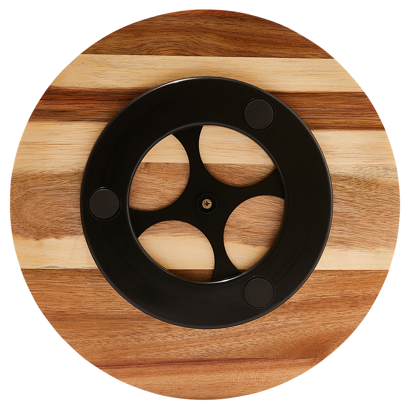  Caravan Lazy Susan Wood - Default Title - Bonton