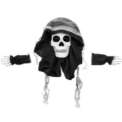 10" Spooky Skeleton 3-D Halloween Window Decoration