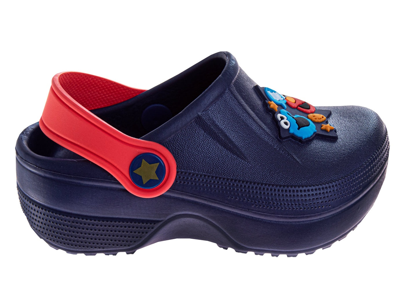  Josmo Sesame Street Elmo Dual Sizes Boys/Girls Clogs (Toddlers) - 5-6 - Bonton