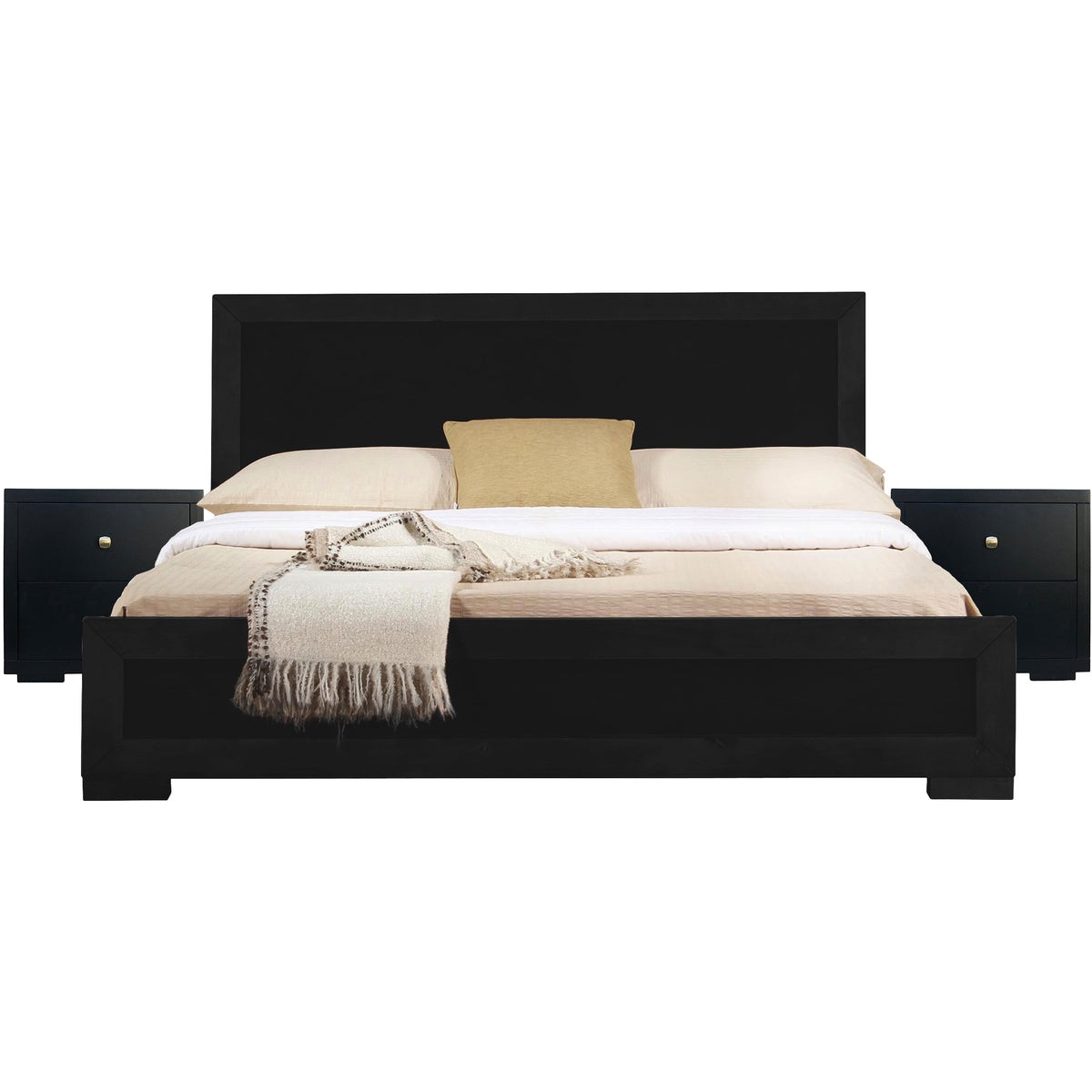  Oxford Bed - Black - Bonton