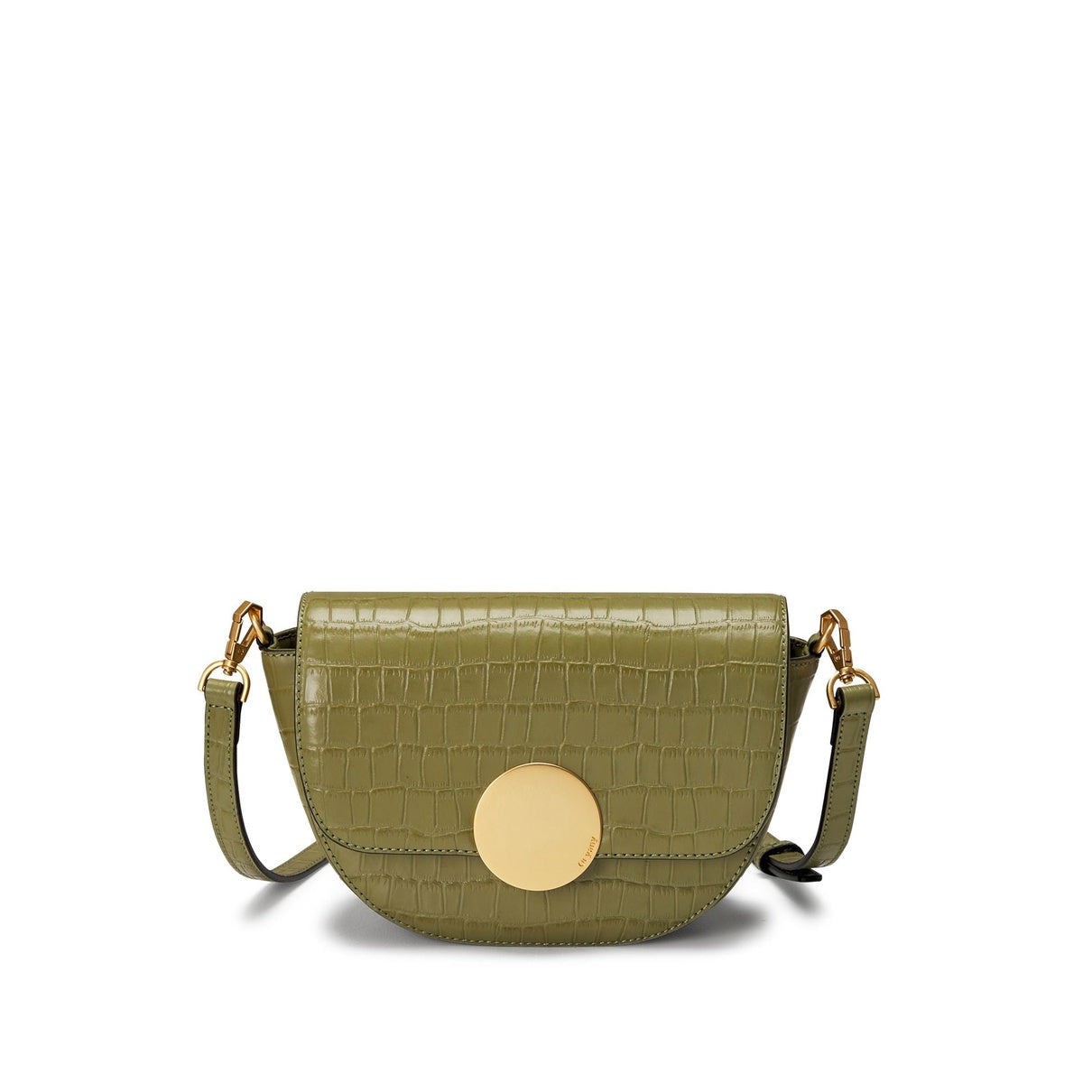  Oryany Lottie Croco  - Small Crossbody - Leaf Olive - Bonton