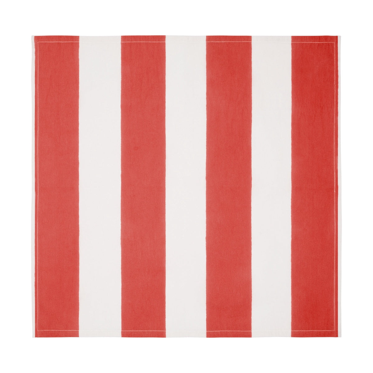  Caravan St. Tropez Red Stripe Napkins, Set of 6 - Blue - Bonton
