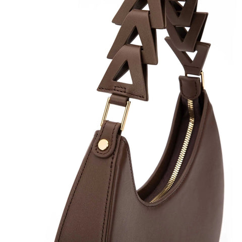 D Bag - Brown Leather