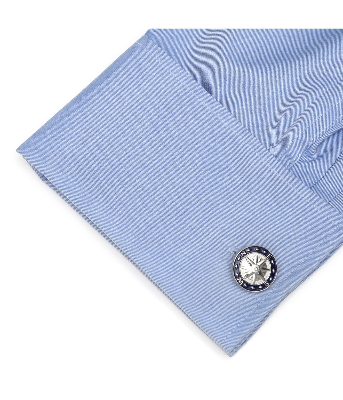  Cufflinks Blue Compass Cufflinks - Blue - Bonton