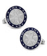  Cufflinks Blue Compass Cufflinks - Blue - Bonton