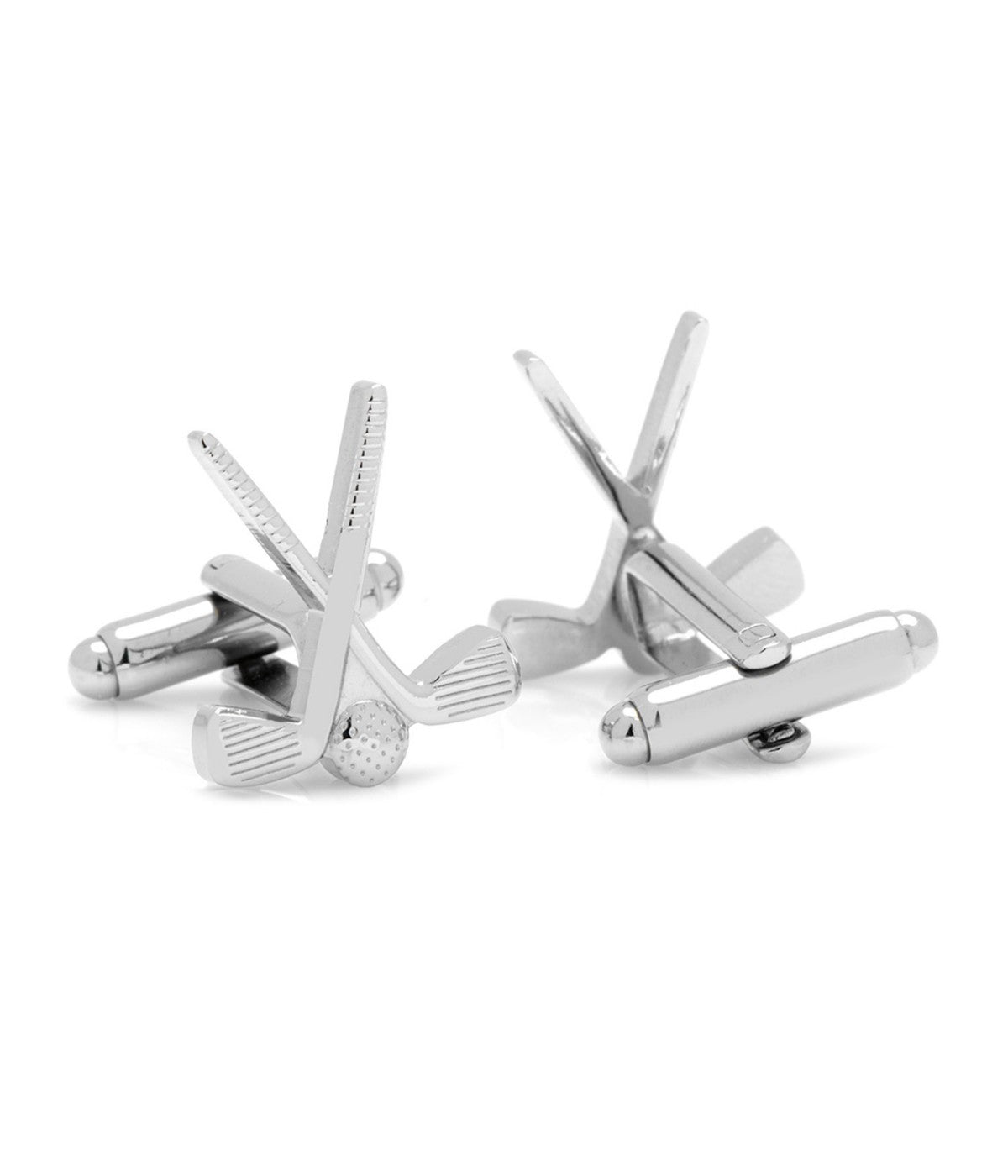  Cufflinks Golf Clubs Cufflinks - Silver - Bonton