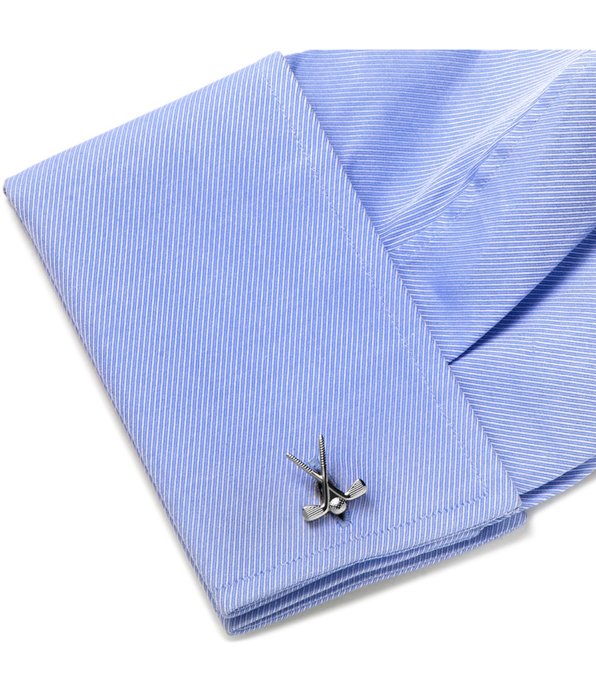  Cufflinks Golf Clubs Cufflinks - Silver - Bonton