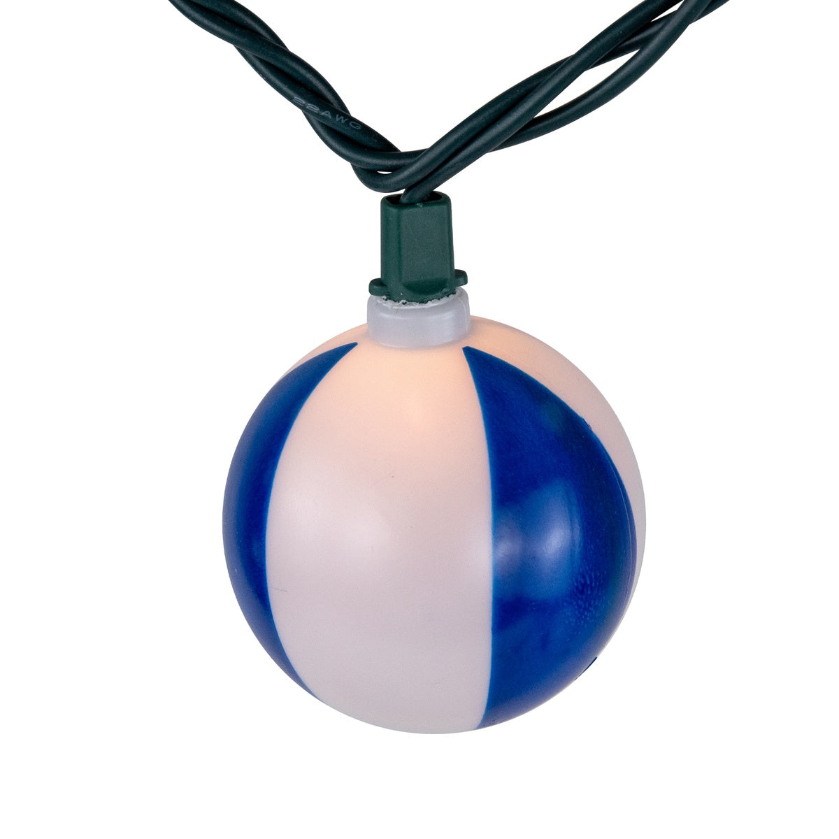 Northlight Beach Ball Patio Light Set - 6' Green Wire - 10ct - Default Title - Bonton