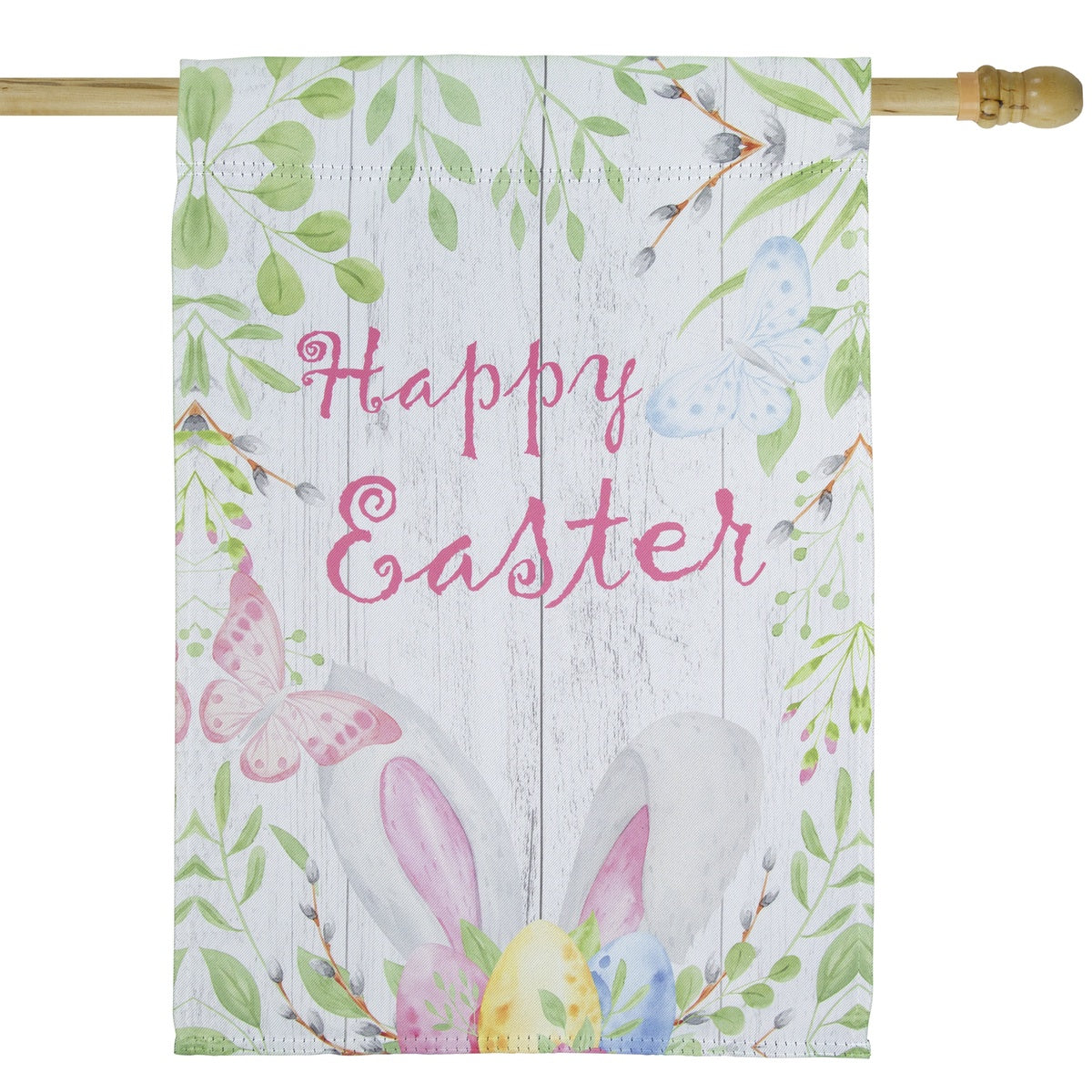  Northlight Happy Easter Bunny Ears Outdoor House Flag 28