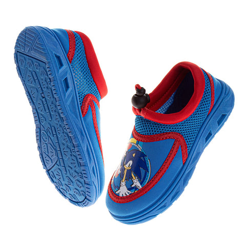 Josmo Sonic Water Shoes for Boys - Pool Aqua Socks Slip on Quick Dry (5-10 Toddlerss)