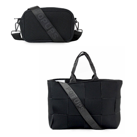 Icon Tote + Camera Bag - Black