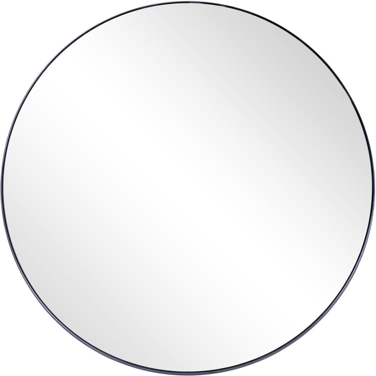  Round Metal Frame Mirror - Default Title - Bonton