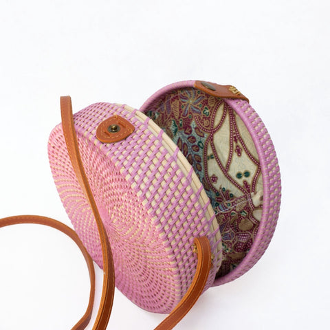 Ata Bali - Small Crossbody - Rose / One Size
