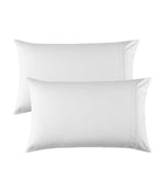 Organic Cotton 144TC Percale Pillowcases Set of 2 White