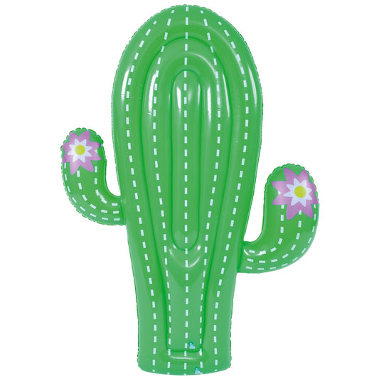 Inflatable Jumbo Cactus Shaped Pool Float - 5.75' - Green